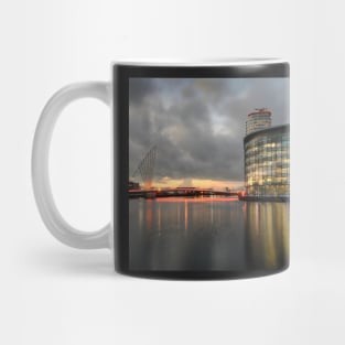 Office Building at Salford Quays with Reflection Mug